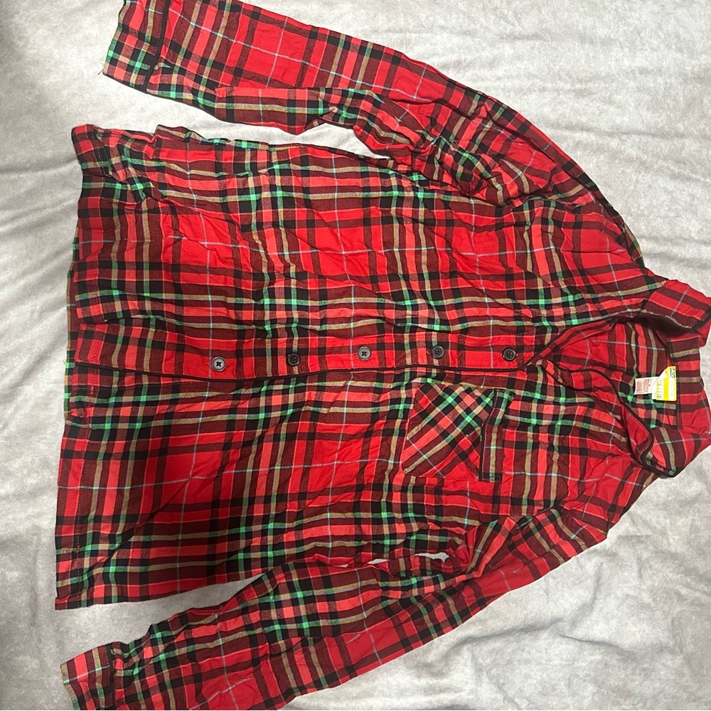 Wondershop Red Tartan Plaid Shirt